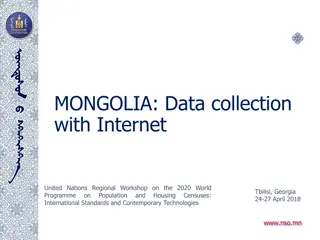 Data Collection with Internet for Censuses in Mongolia