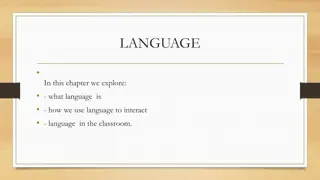 Language Components and Phonemes in Communication