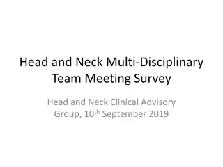 Images from Head and Neck Multi-Disciplinary Team Meeting Survey