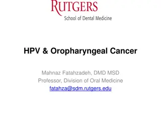 Understanding HPV and Oropharyngeal Cancer