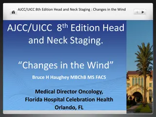 AJCC/UICC 8th Edition Head and Neck Staging Changes