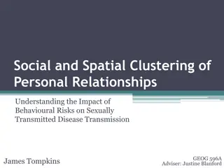 Social and Spatial Clustering of Personal Relationships in STI Transmission