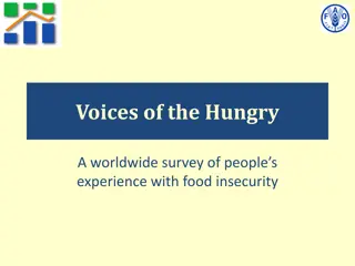 Worldwide Survey on Food Insecurity: Voices of the Hungry