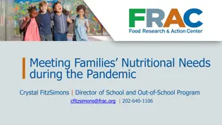 Ensuring Nutritional Support for Families During the Pandemic