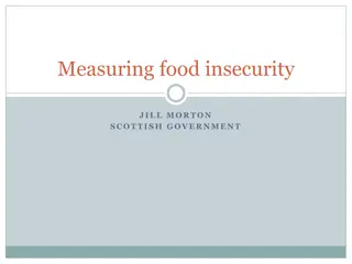 Food Insecurity Measurement in Scotland