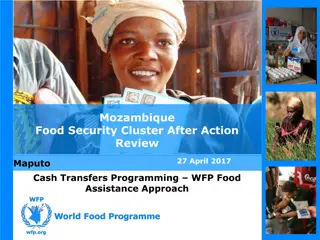 Enhancing Food Security through Cash-Based Transfers in Mozambique