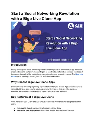 Start a Social Networking Revolution with a Bigo Live Clone App