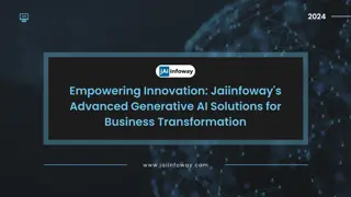 Empowering Innovation Jaiinfoway's Advanced Generative AI Solutions for Business Transformation