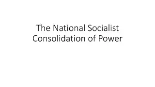 The National Socialist Consolidation of Power - Legal Revolution in the Reichstag