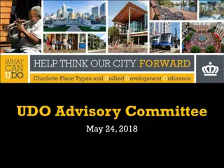 UDO Advisory Committee Meeting Highlights