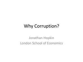 Corruption and Its Implications on Institutions and Society