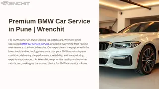 Premium BMW Car Service in Pune | Wrenchit