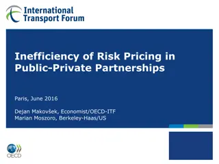 Inefficiency of Risk Pricing in Public-Private Partnerships