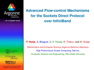 Advanced Flow Control Mechanisms for Sockets Direct Protocol over InfiniBand