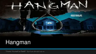 Hangman: A Game of Words and Strategy