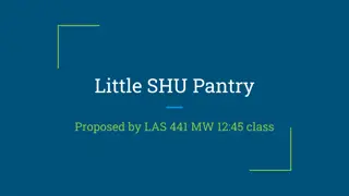 Student Food Pantry Project Proposal for Siena Heights University