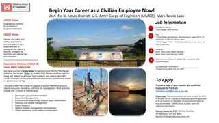 Exciting Opportunity as Park Ranger at Mark Twain Lake, US Army Corps of Engineers