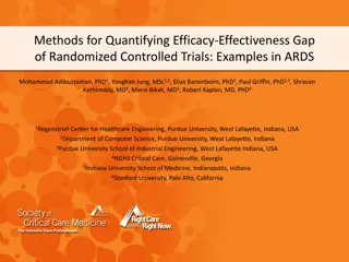 Methods for Quantifying Efficacy-Effectiveness Gap in Randomized Controlled Trials