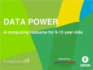 Data Power for 9-13 Year Olds