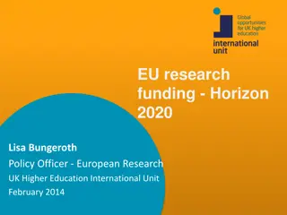 Understanding EU Research Funding: Horizon 2020 Overview