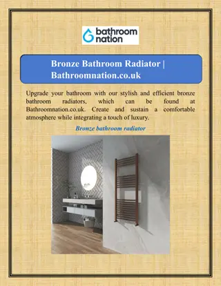 Bronze Bathroom Radiator | Bathroomnation.co.uk