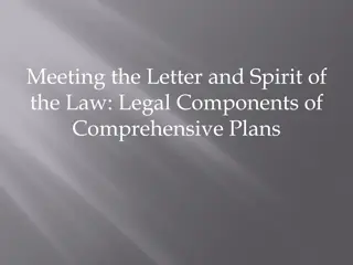 Legal Components of Comprehensive Planning: Navigating the Intersection of Law and Politics