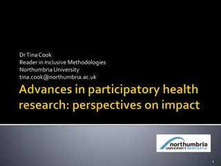 Key Issues in Participatory Health Research