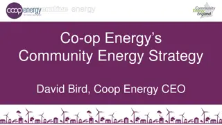 Co-op Energy's Community Energy Strategy Overview