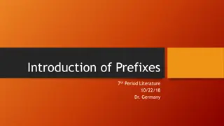 Prefixes in English Language: A Comprehensive Guide