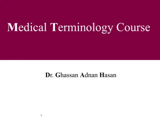 Comprehensive Guide to Medical Terminology Course and Word Elements