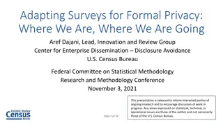 Adapting Surveys for Formal Privacy: Current Trends and Challenges