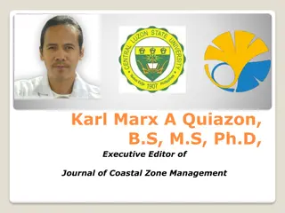 Dr. Karl Marx A. Quiazon - Expert in Aquatic Biosciences and Fisheries Management