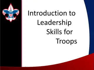 Troop Leadership Skills: Building Strong Teams & Effective Leaders