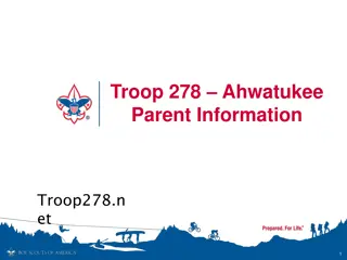 Troop 278 Ahwatukee Parent Information