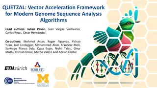 QUETZAL: Vector Acceleration Framework for Modern Genome Sequence Analysis Algorithms