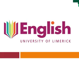 Explore the English Programme at UL for Literary Enthusiasts