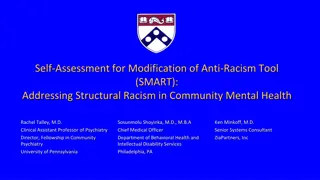 Addressing Structural Racism in Community Mental Health: Self-Assessment Tool for Modification (SMART)