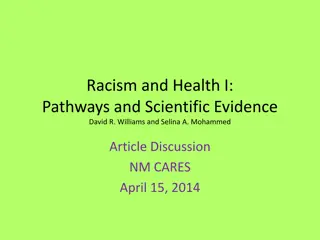 Racism's Impact on Health and Society