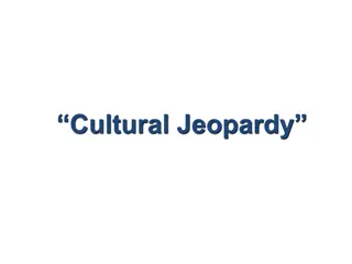 Cultural Jeopardy - Understanding Prejudice and Discrimination