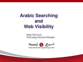 Enhancing Arabic Search and Web Visibility for Libraries