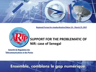 Regional Forum for Standardization - Support for Non-Ionizing Radiation Problematics in Senegal