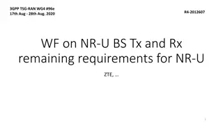 Remaining Requirements for NR-U BS Type 1-C and 1-H in RAN4 #96e Meeting