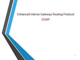 Enhanced Interior Gateway Routing Protocol (EIGRP)