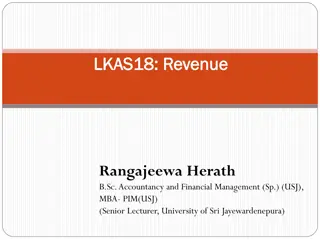 Revenue Recognition Guidelines under LKAS 18