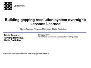 MEANOTEK Building Gapping Resolution System Overnight