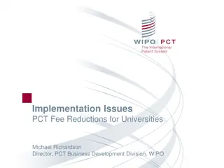 Challenges and Solutions in Implementing PCT Fee Reductions for Universities