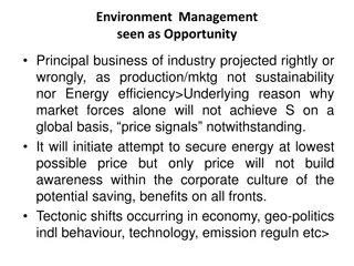 Opportunities and Challenges in Corporate Sustainability Initiatives