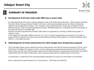 Progress Update on Smart City Initiatives in Udaipur