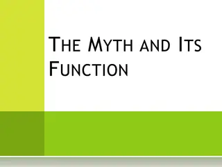 Understanding Myths: Creation, Function, and Difference