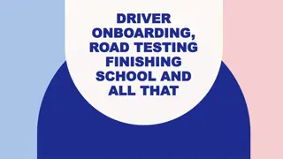 Driver Onboarding and Training Process Overview